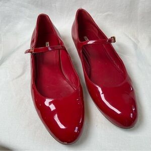Miu Miu Patent Leather Mary Jane Flats